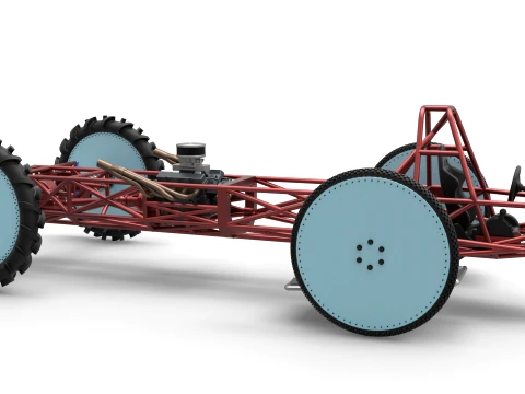 Swamp buggy Base Scale 1 to 25 3D Print Model
