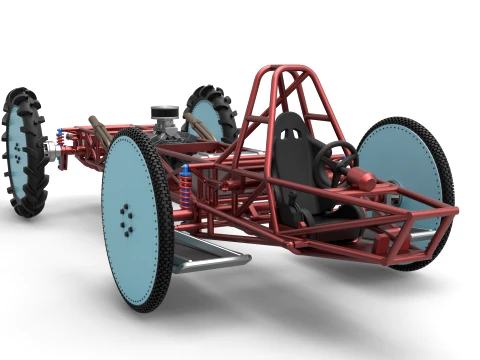 Swamp buggy Base Scale 1 to 25 3D Print Model