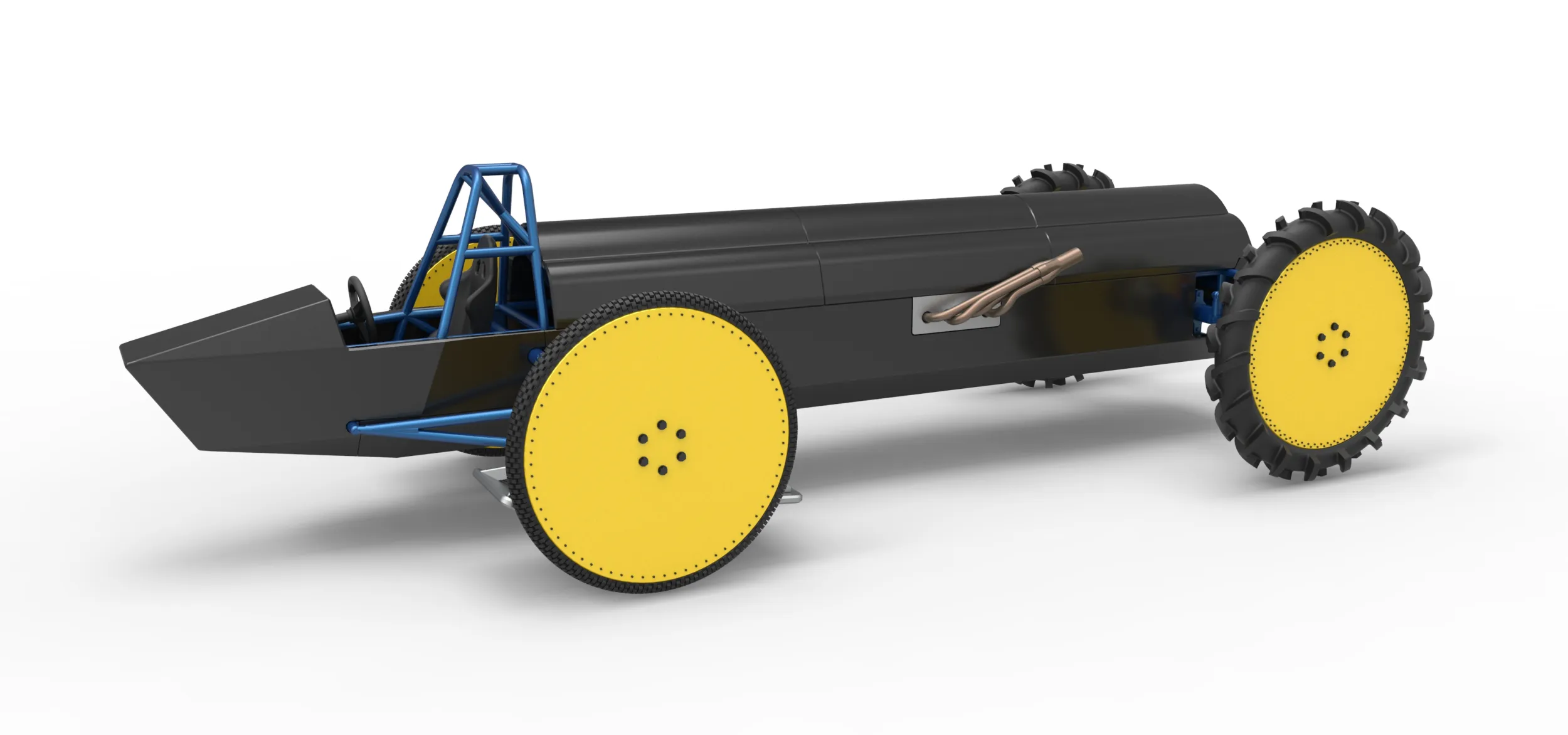 Swamp buggy Scale 1 to 25 3D Print Model .c4d .max .obj .3ds .fbx .stl .blend 