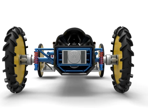 Swamp buggy Scale 1 to 25 3D Print Model