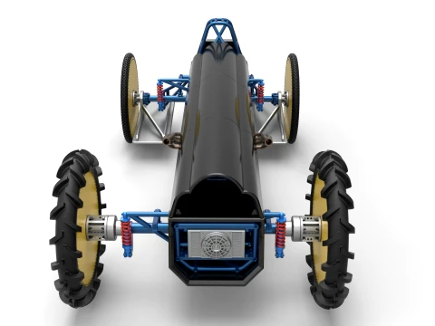 Swamp buggy Scale 1 to 25 3D Print Model