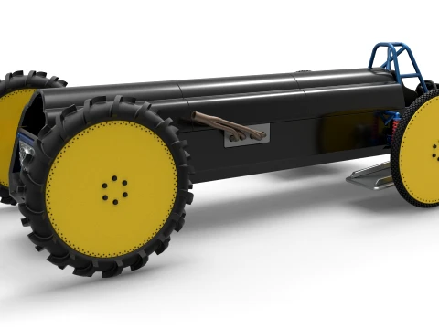 Swamp buggy Scale 1 to 25 3D Print Model