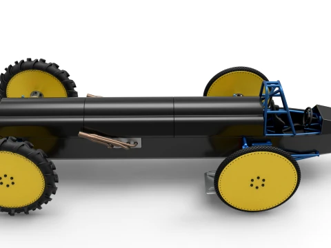 Swamp buggy Scale 1 to 25 3D Print Model