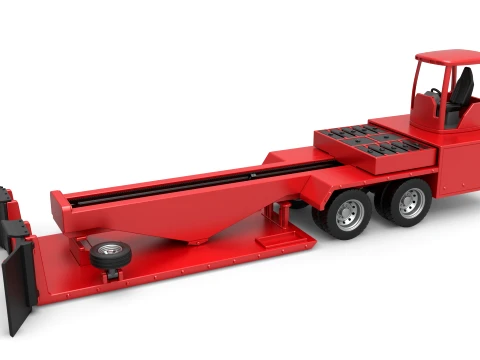 Tractor pulling sled Scale 1 to 25 3D Print Model
