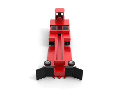 Tractor pulling sled Scale 1 to 25 3D Print Model
