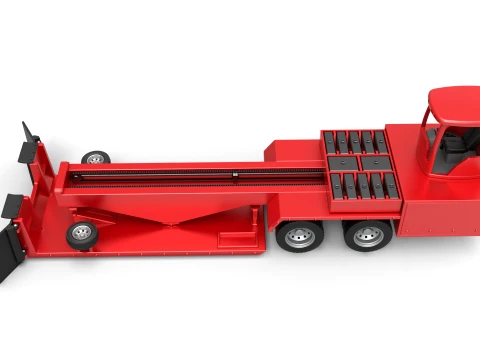 Tractor pulling sled Scale 1 to 25 3D Print Model