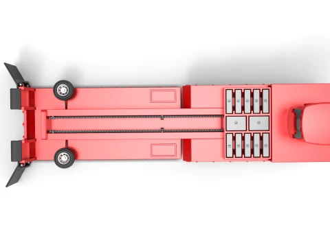 Tractor pulling sled Scale 1 to 25 3D Print Model