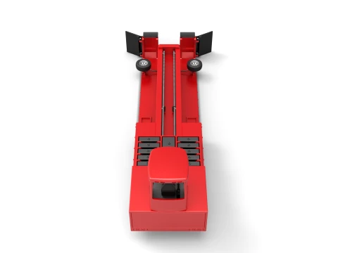 Tractor pulling sled Scale 1 to 25 3D Print Model