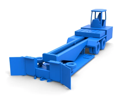 Tractor pulling sled Scale 1 to 25 3D Print Model