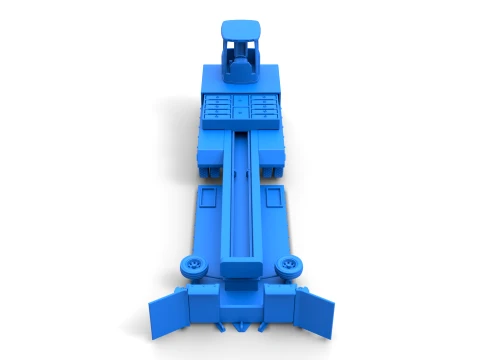 Tractor pulling sled Scale 1 to 25 3D Print Model