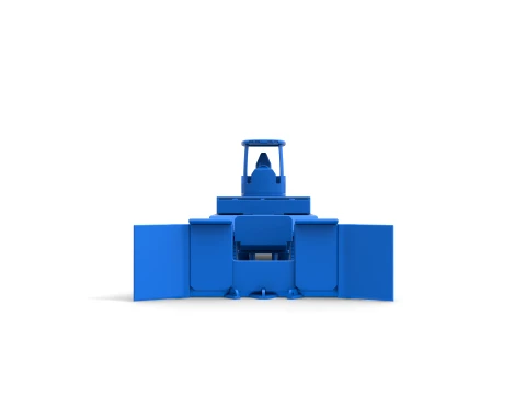 Tractor pulling sled Scale 1 to 25 3D Print Model
