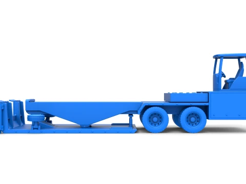 Tractor pulling sled Scale 1 to 25 3D Print Model