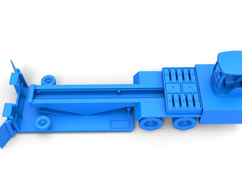 Tractor pulling sled Scale 1 to 25 3D Print Model
