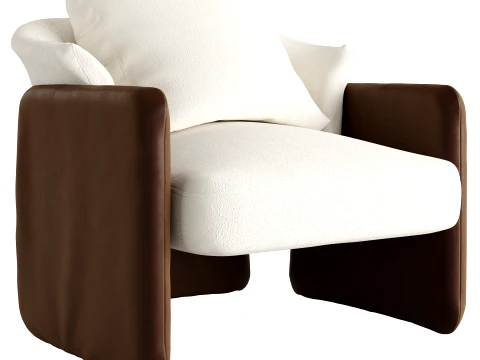 Lily modern armchair 3D Model