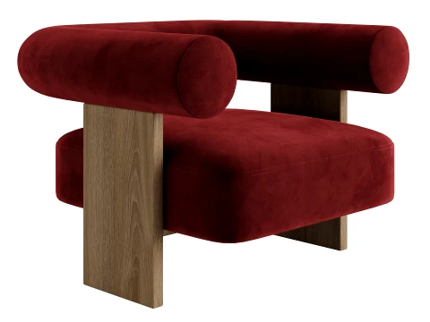 Moretti lounge chair 3D Model