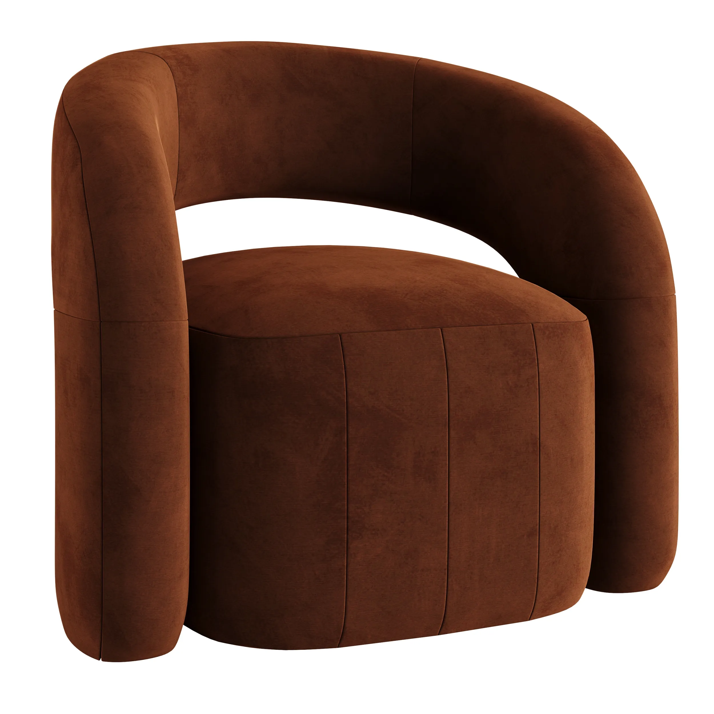 Toscana lounge chair 3D Model .c4d .max .obj .3ds .fbx .stl .blend