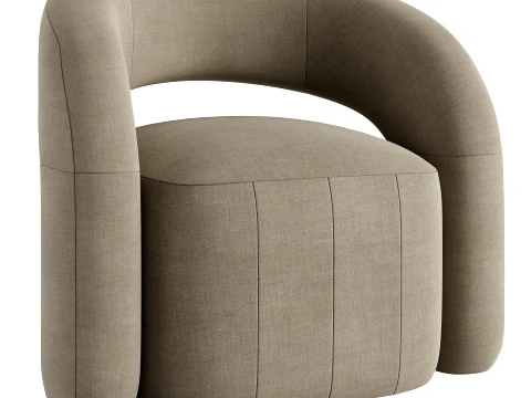 Toscana lounge chair 3D Model
