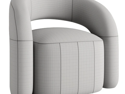 Toscana lounge chair 3D Model