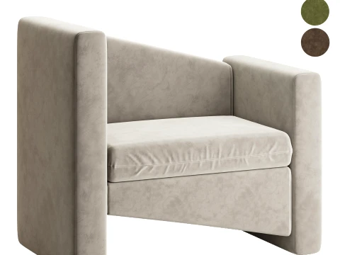 Level armchair by TRNK 3D Model