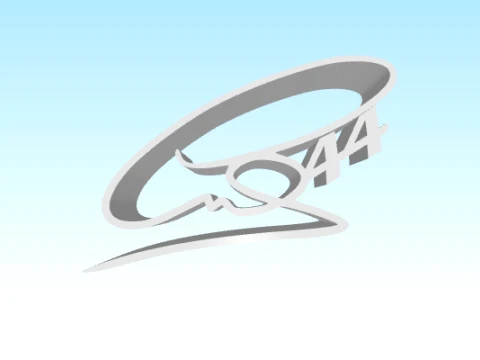 Signature Hamilton 44 keychain 3D Print Model