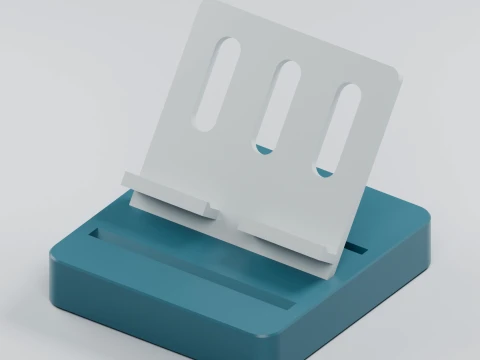 Adjustable Tablet Stand with Three Angles 3D Принт Модель