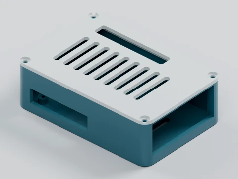 Raspberry Pi 5 Vented Case with Removable Screw Lid Modello di stampa 3D