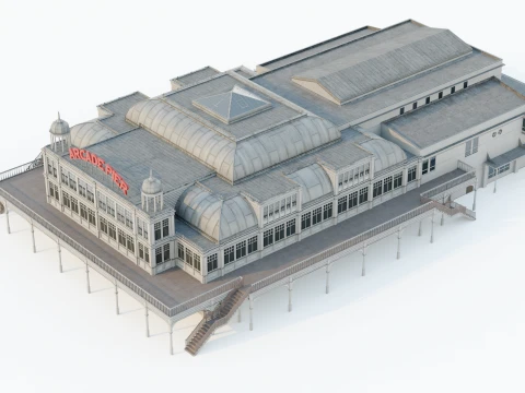 Maritime Victorian Pier 3D 모델