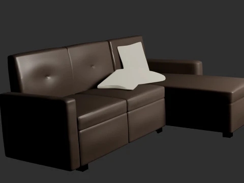 Couch - Sofa 3D 模型