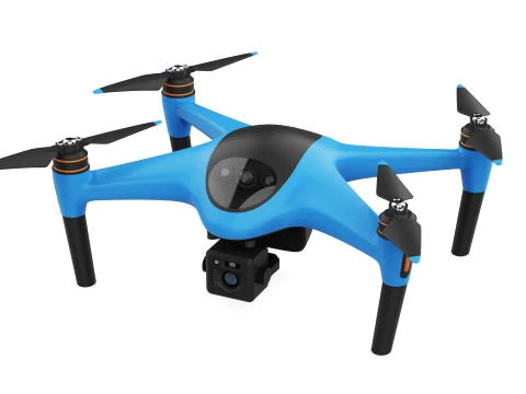 Industrial Photography Drone Concept 3D Model