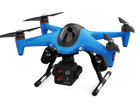 Industrial Search and Rescue Drone Concept 3D Model
