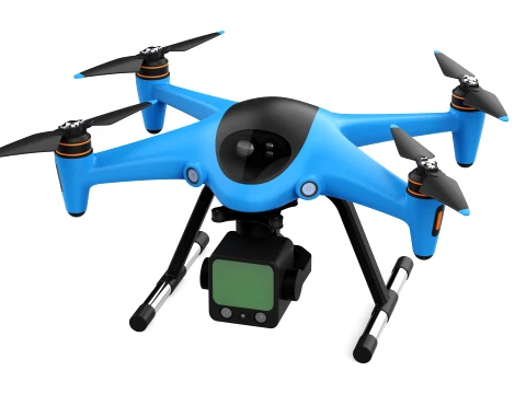 Industrial Survey and Mapping Drone Concept 3D Model