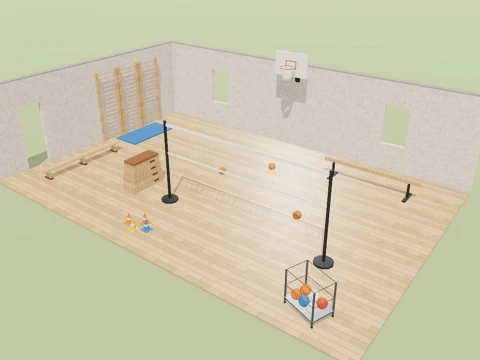 Office School - Complete - 111 Low-Poly Models 3D Model