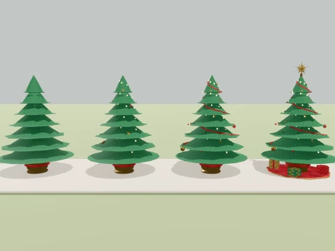Grand Christmas - Interior Characters - 318 Low-Poly Models 3D Model