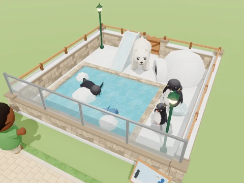 Zoo - Animals - 99 Low-Poly Models 3D Model