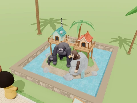 Zoo - Animals - 99 Low-Poly Models 3D Model