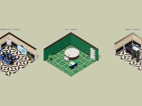 City Hotel - Complete - 731 Low-Poly Models 3D Model