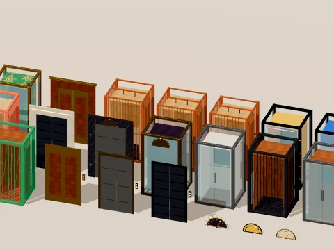 City Hotel - Complete - 731 Low-Poly Models 3D Model