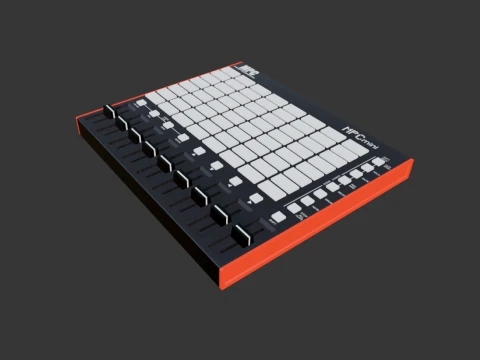 Midi Controller 3D Model
