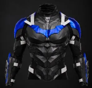 Nightwing costume 3D Print Model .c4d .max .obj .3ds .fbx .stl .blend