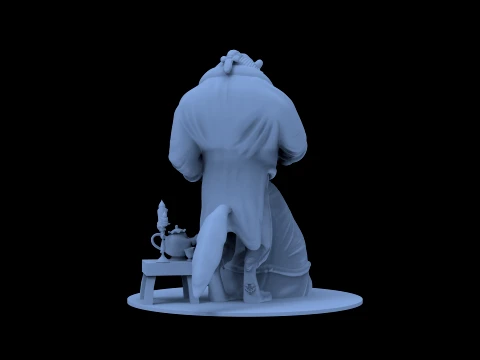 Beauty and the Beast 3D Model