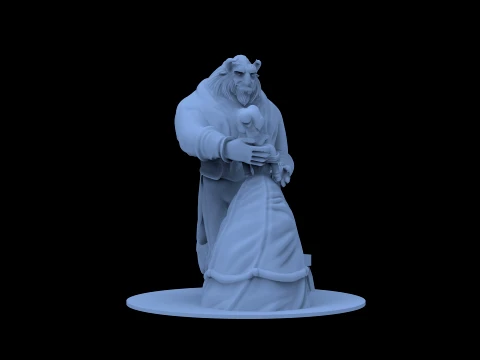 Beauty and the Beast 3D Model
