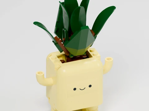 LEGO Botanicals Happy Plants 10349 3D Model