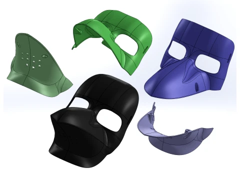 Plague Doctor Mask 3D Print Model