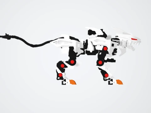Zoid - Liger Zero desarmado 3D Print Model